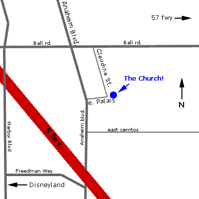 Calvary Chapel Norco Map